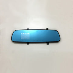 Color: Blue, Size: 2.4inch - 1080P HD Rearview Mirror Driving Recorder