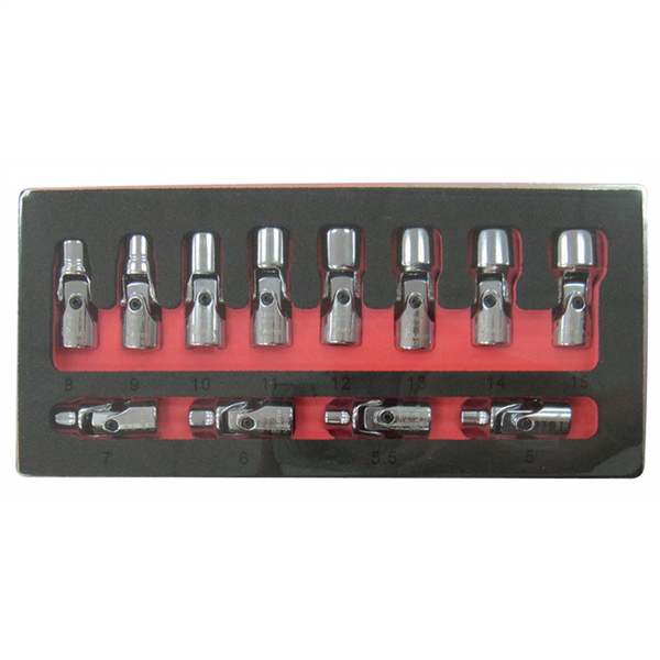 Astro Pneumatic 12pc Flex Socket Set-6 Point MET