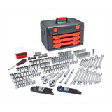 GearWrench 219 Piece Mechanics Tool Set Inch 3 Drawer Storage Box