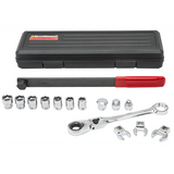 GearWrench 15 Piece Serpentine Belt Tool Set with Locking Flex Head Ratcheting Wrench
