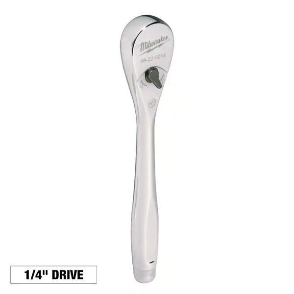 Milwaukee Tool 1/4" Drive 90-Tooth Slim Profile Ratchet