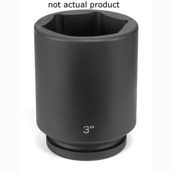 Grey Pneumatic 1" Drive x 2-1/2" Deep Socket