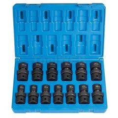 Grey Pneumatic 1/2"DR 12PT MET UNIVERSAL SET