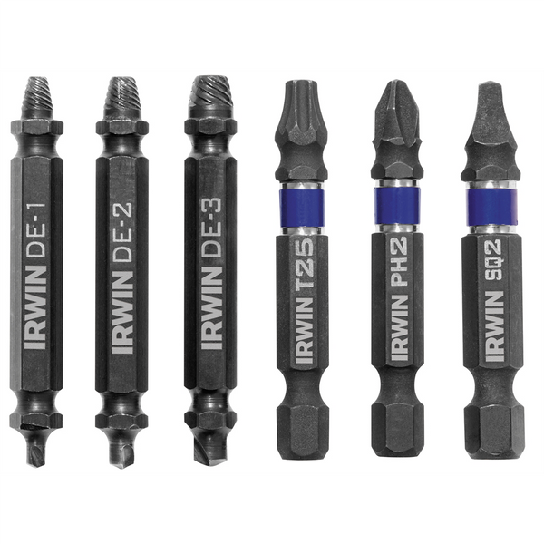 Hanson 6pc double ended screw extractor set