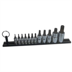 VIM Tools Elite 12 Piece TORX Plus 5 Point Set, Ipr8 Thru Ipr60, Package On A Black Magrail