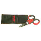 VIM Tools Work Shears Multi Pupose Cutters, 5 1/2 Inch Long with Sheath