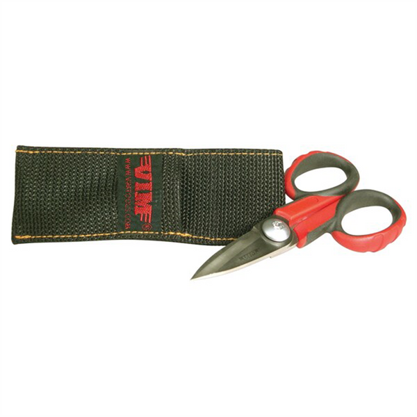 VIM Tools Work Shears Multi Pupose Cutters, 5 1/2 Inch Long with Sheath