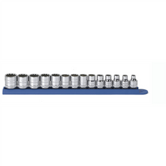 GearWrench 14 Piece 3/8 Inch Drive 12 Point Standard Metric Socket Set