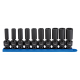 GearWrench 10 Piece 3/8 Inch Drive 6 Point Deep Universal Impact Metric Socket Set