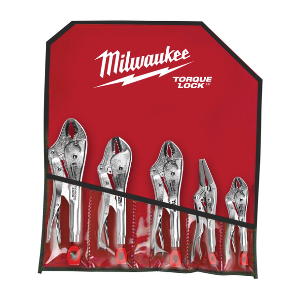 Milwaukee Tool 5 Pc. TORQUE LOCK LOCKING PLIERS KIT