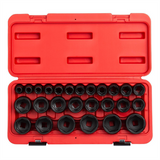 SUNEX 26-Piece 1/2 in. Drive Metric Impact