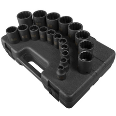 SUNEX 19-Piece 1/2 in. Drive 12-Point Fract