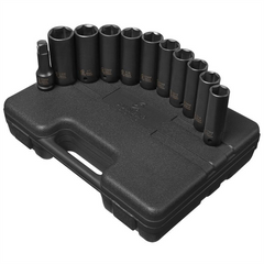 SUNEX 11 PC. EXTRA DEEP SAE/METRIC SKT SET