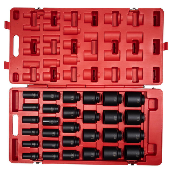 SUNEX 3/4" Drive 29 Piece SAE Deep Impact Socket Set