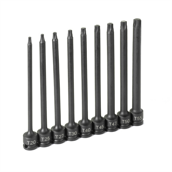 Grey Pneumatic TORX SET 9PC 6" LONG