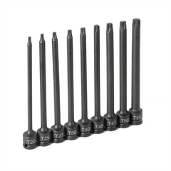 Grey Pneumatic TORX SET 9PC 6" LONG