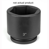 Grey Pneumatic 1" Drive x 2-5/8" Standard Socket