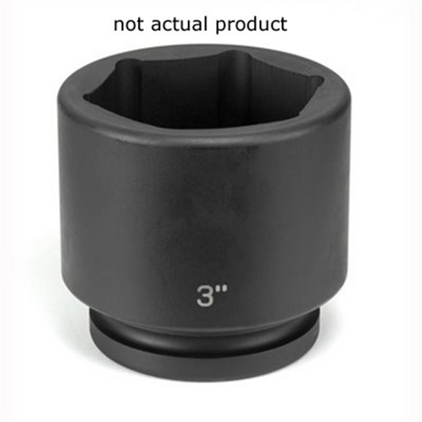 Grey Pneumatic 1" Drive x 2-5/8" Standard Socket