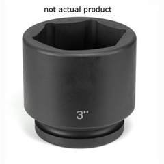 Grey Pneumatic 1" Drive x 2-5/8" Standard Socket