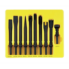 Grey Pneumatic 10PC GENERAL SERVICE CHISEL SET .401 SHANK