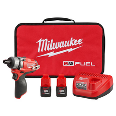 Milwaukee Tool M12 FUEL 1/4" Hex 2-Speed Screwdriver Kit