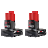 Milwaukee Tool M12 REDLITHIUM XC Battery Two Pack