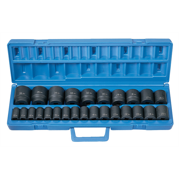 Grey Pneumatic 26 PC 1/2 DR STANDARD LENGTH METRIC MASTER SET