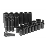 Grey Pneumatic 28 PC 1/2" DR STANDARD & DEEP LENGTH SET