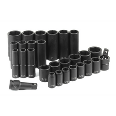 Grey Pneumatic 28 PC 1/2" DR STANDARD & DEEP LENGTH SET