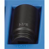 Grey Pneumatic SOC 1-7/16 3/4D IMP 6PT DP