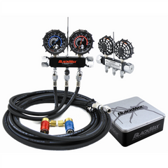 CPS Products BLACKMAX  CHROME MANIFOLD set in a Collectors TIn