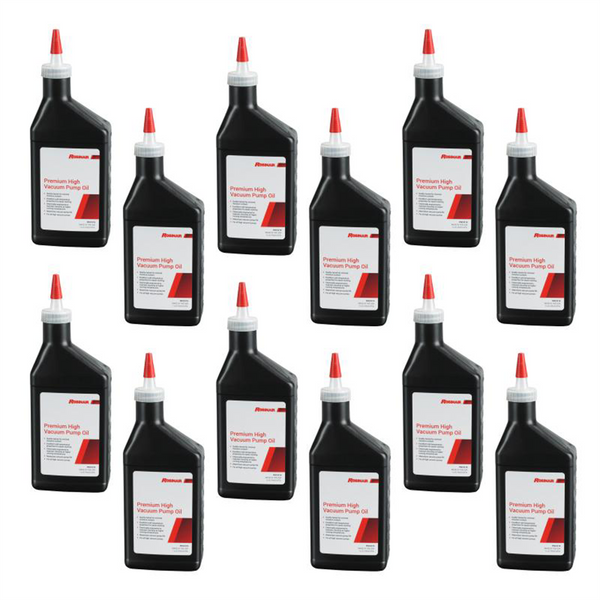 Robinair  Premium High Vacuum Pump Oil, Pint bottle (Case of 12 bottles)