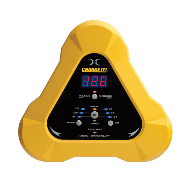 Clore Automotive CHARGE IT! 4512 12/6/2 Amp 12 Volt  Battery Charger