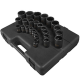 SUNEX 26-Piece 1/2 in. Drive 12-Point Metri