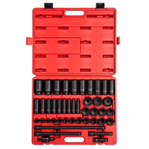 SUNEX 43-Piece 1/2 in. Drive Fractional SAE