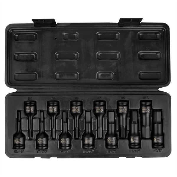 SUNEX 13-Piece 3/8 in. Drive Fractional SAE