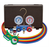 Mastercool dual 134a/R-12 aluminum gauge set/free 85530