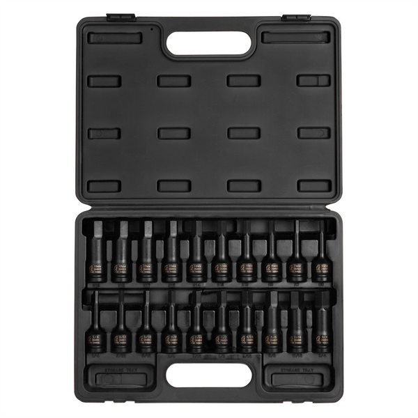 Sunex 20PC 1/2" DR IMPACT HEX DRIVER MASTER SET