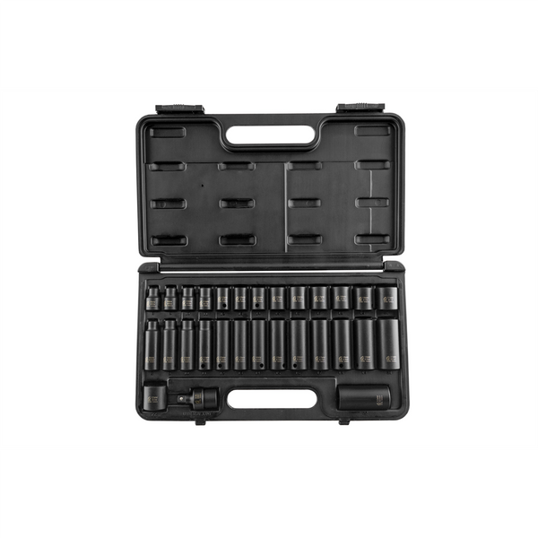 SUNEX 3/8" Drive 29 Piece Metric Master Impact Socket Se