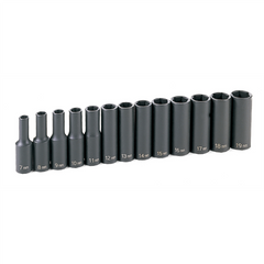 Grey Pneumatic 13 PC 3/8" DR DEEP METRIC SET
