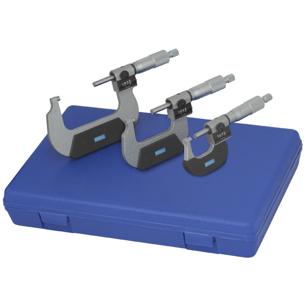 Fowler 0-3" DIGIT COUNTER MICROMETER SET