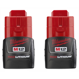 Milwaukee Tool M12 REDLITHIUM Compact Battery Two Pack