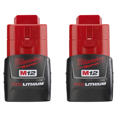 Milwaukee Tool M12 REDLITHIUM Compact Battery Two Pack