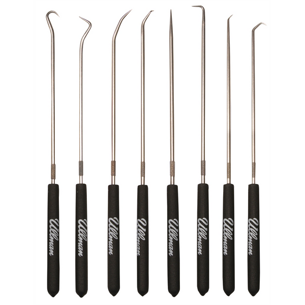 Ullman Devices Corp. 9-3/4" Long 8 Piece Hook & Pick Set