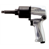 Ingersoll Rand 1/2 Inch Air Impact Wrench, 2 Inch Ext Anvil, Super Duty, 600 ft-lb Torque, Friction Ring Retainer, Pistol Grip