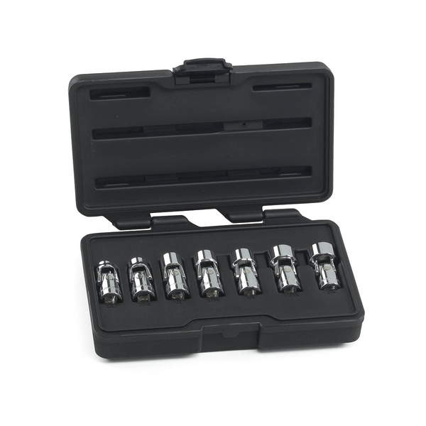 GearWrench 7 Piece 3/8 Inch Drive 6 Point Flex SAE Socket Set
