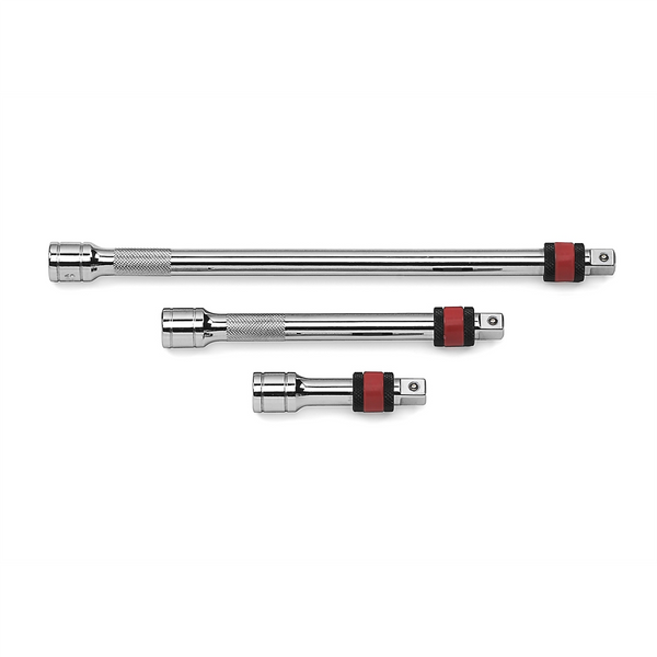 GearWrench 3 Piece 1/4 Inch Drive Locking Extension Set 2 Inch, 3 Inch & 6 Inch