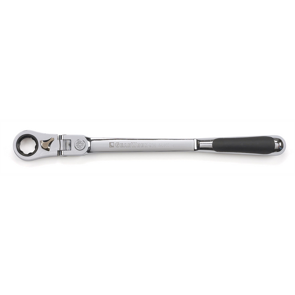 GearWrench 3/8 Inch Drive Pass-Thru 72 Tooth XL Locking Flex Head Ratchet 12 Inch