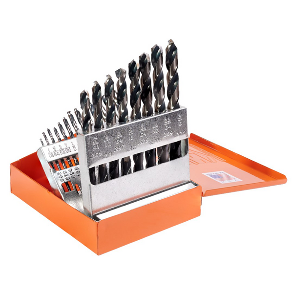 KnKut KnKut 21 Piece Jobber Length Drill Bit Set 1/16"-3/8" by 64ths
