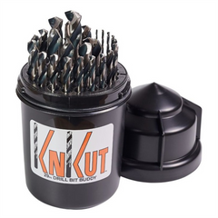 KnKut KnKut 29 Piece Drill Buddy Jobber Length Drill Bit Set with 3/8" Reduced Shank
